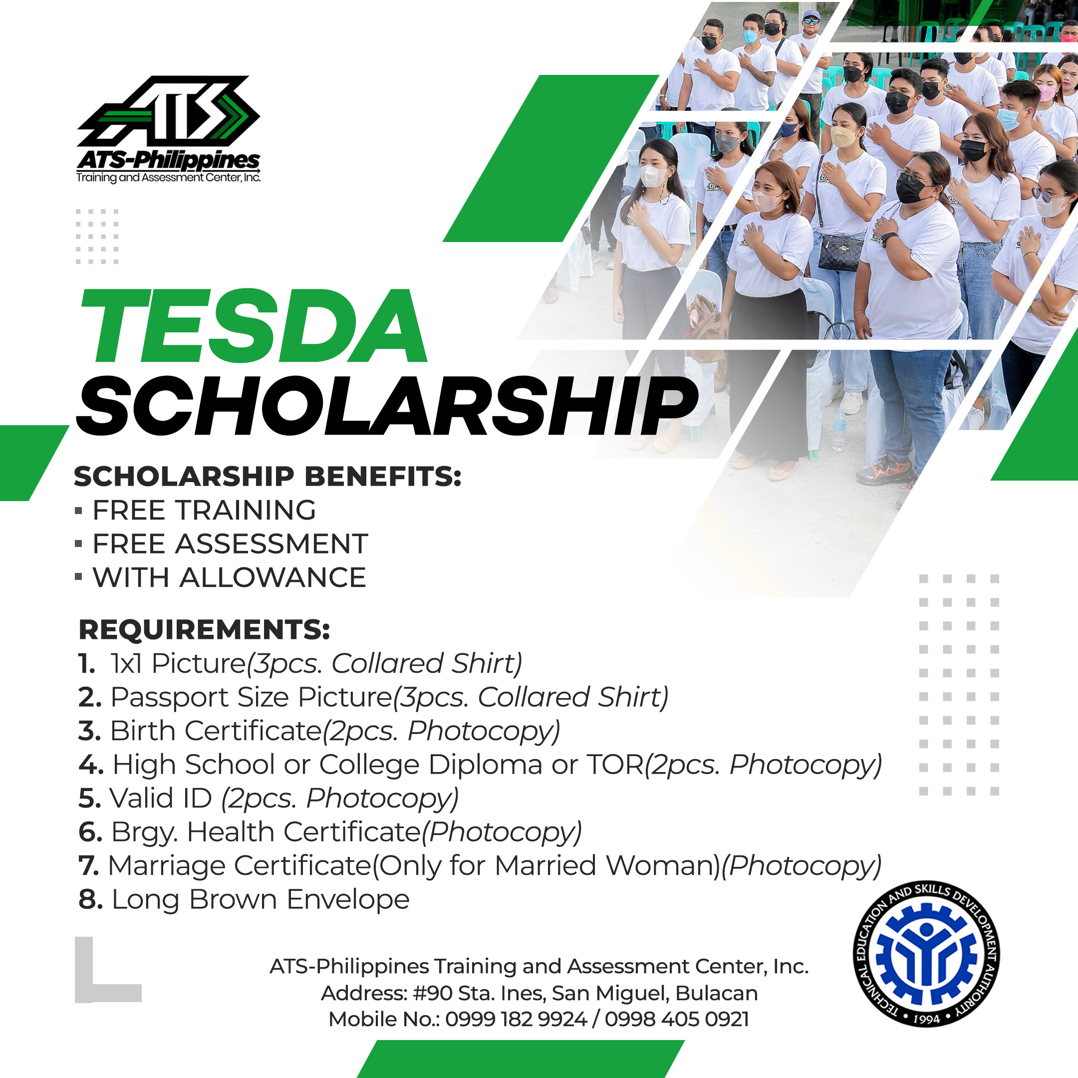 Requirements poster